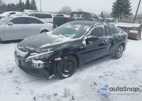 2016 Honda Civic Lx from USA, damaged, VIN 19XFC2F58GE012737